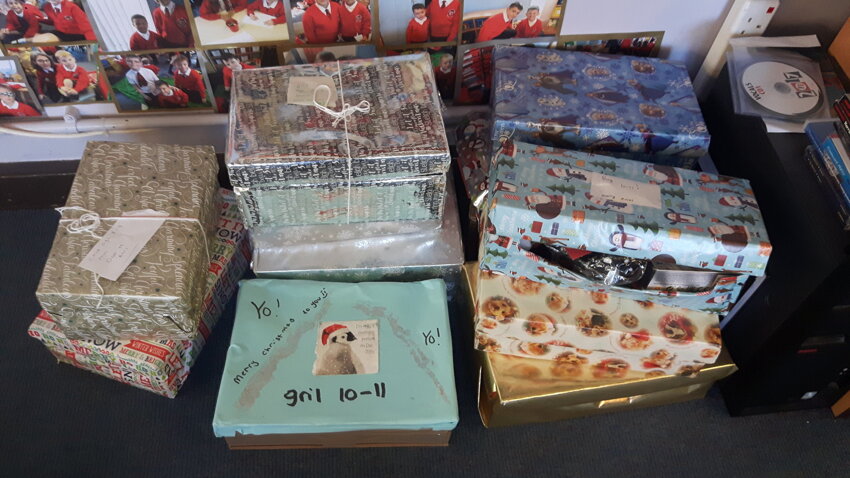 Image of Shoe Boxes for International Aid